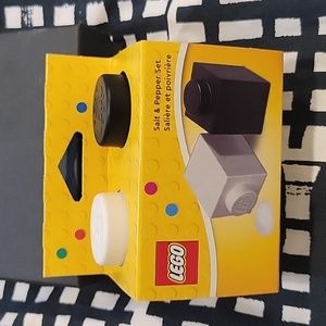 Lego salt and pepper shakers